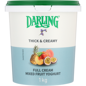Darling Thick & Creamy Full Cream Mixed Fruit Yoghurt 1kg