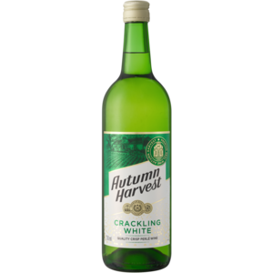 Autumn Harvest Wine Crackling Crisp Perlé White Wine Bottle 750ml
