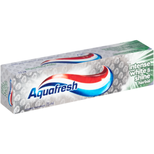 Aquafresh Intense White & Shine Herbal Toothpaste 75ml