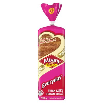 Albany Everyday Thick Sliced Brown Bread 700g