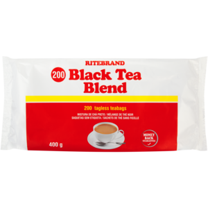Ritebrand Tagless Teabags 200 Pack