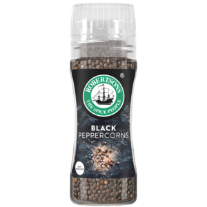 Robertsons Black Peppercorns Grinder 57g