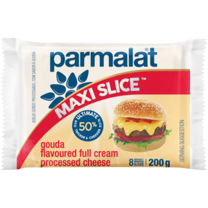 Parmalat Maxi Slice Gouda Flavoured Full Cream Processed Cheese Slices 200g