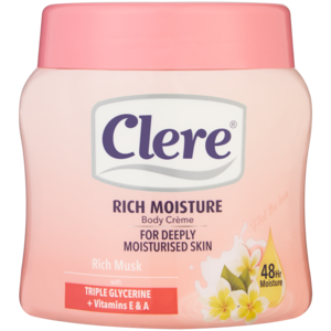 Clere Rich Musk Body Cream 500ml