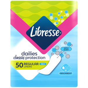 Libresse Classic Normal Scented Pantyliners 50 Pack