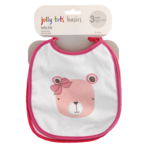 Jolly Tots Printed Bib 3 Pack