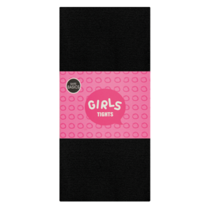 Bare Basics Girls Plain Black Tights Size 12-14 Years