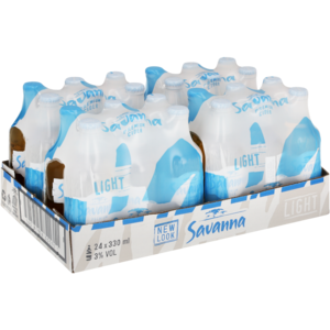 Savanna Light Premium Cider Bottles 24 x 330ml