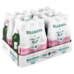 Belgravia Gin & Pink Tonic Bottles 24 x 275ml