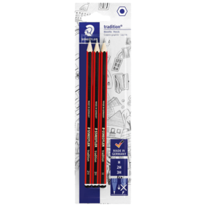 Staedtler H, 2H & 3H Pencil 3 Pack