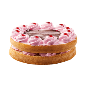 Cherry Topping Dessert Cake Single