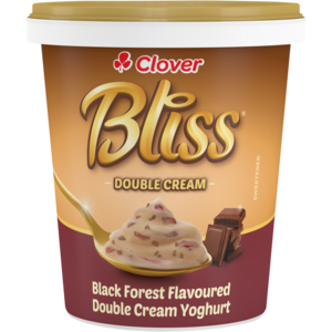 Clover Bliss Black Forest Double Cream Yoghurt 1kg