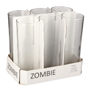 Zombie Shrink Glass 6 Piece Set