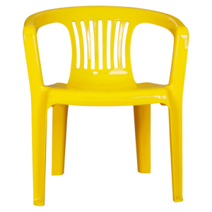 Children's Plastic Arm Chair (Colour May Vary)