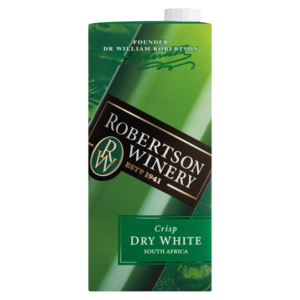 Robertson Winery Crisp Dry White Wine Box 1L