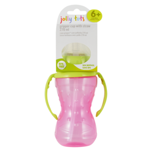 Jolly Tots Gripper Cup With Straw