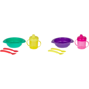 Jolly Tots 4 Piece Feeding Set 6 Months+ (Colour May Vary)