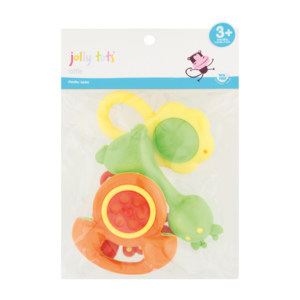 Jolly Tots Crab & Giraffe Rattle Set 3 Months +