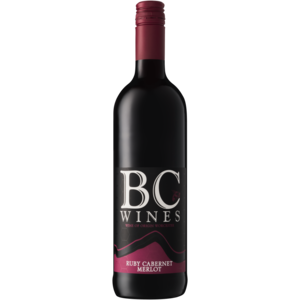 BC Wines Ruby Cabernet Merlot Red Wine Bottle 750ml