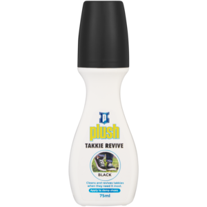 Plush Black Takkie Polish 75ml