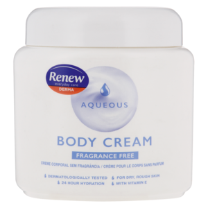 Renew Fragrance Free Aqueous Body Cream 500ml