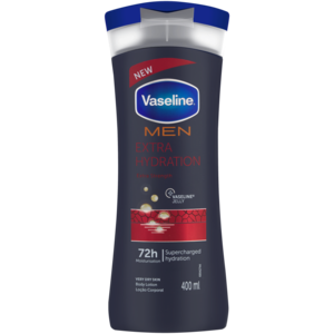 Vaseline Men Extra Hydration Body Lotion 400ml