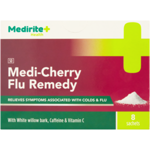 Medirite Medi-Cherry Flu Remedy Sachets 8 Pack