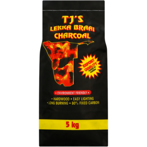 TJ'S Lekka Braai Charcoal 5kg