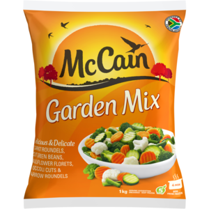 McCain Frozen Garden Mix Vegetables 1kg