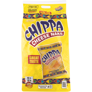 Truda Chippa Cheese Flavoured Maize Naks 50 x 20g