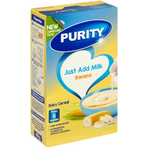 PURITY Banana Flavoured Baby Cereal 450g