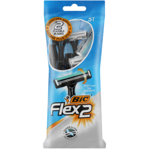 BIC Flex 2 Men's Disposable Razors 5 Pack