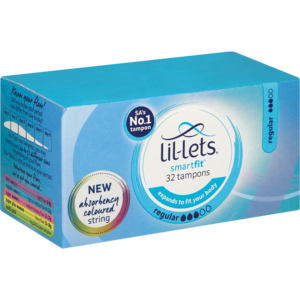 Lil-Lets Smartfit Regular Tampons 32 Pack