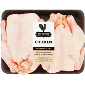 Rooster Company Whole Chicken Twinpack Per kg