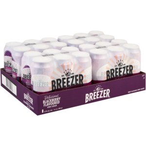 Breezer Blackberry Flavoured Spirit Cooler 24 x 440ml