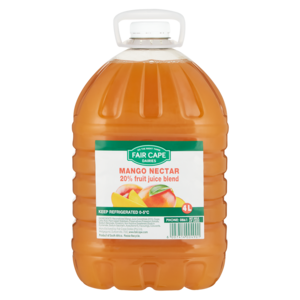 Fair Cape Dairies 20% Mango Flavoured Fruit Nectar Bottle 4L