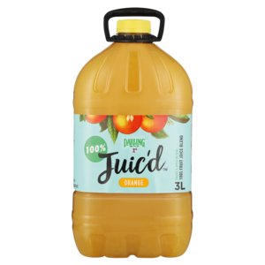Darling Juic'd Orange Flavoured 100% Fruit Juice 3L
