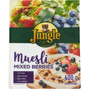 Jungle Mixed Berries Muesli Cereal 400g