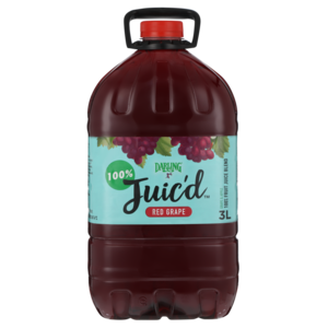 Darling Juic'd Red Grape Flavoured Fruit Juice 3L