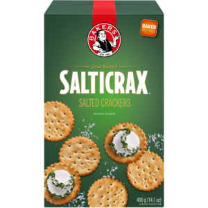 Bakers Salticrax Salted Crackers 400g