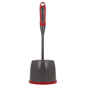 TPR Red & Grey Toilet Brush Set