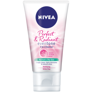 NIVEA Perfect & Radiant 3-In-1 Cleanser For Normal To Oily Skin 50ml