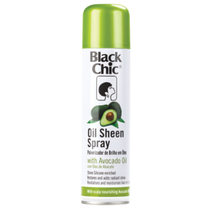 Black Chic Oil Sheen Hairspray With Avocado Oil 275ml