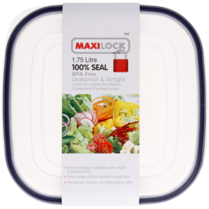 Maxilock Square Food Container 1.75L