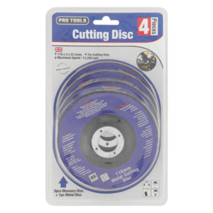 Pro Tools Cutting Discs 4 Pieces (Type May Vary)