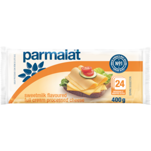 Parmalat Sweetmilk Flavoured Full Cream Processed Cheese Slices 400g