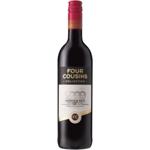 Four Cousins Smooth Red Shiraz Pinotage Red Wine Bottle 750ml