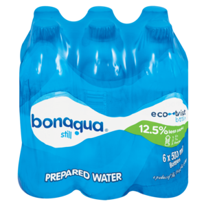 Bonaqua Still Water Bottles 6 x 500ml