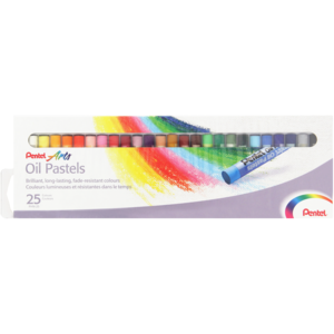 Pentel Multi-coloured Oil Pastel Set 25 Piece