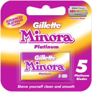 Gilette Minora Platinum Blades 5 Pack